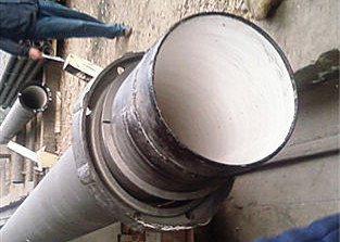 Zinc Spraying Restrained Joint Ductile Iron Pipe K9 Class Cement Lining