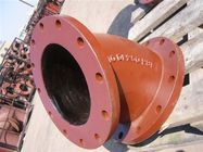 Red epoxy  coating Ductile iron fittings Double Socket Bend Double flange bend Class PN10 PN16 PN25 supplier