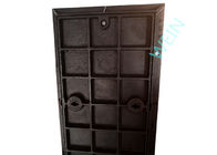 Double Seal Rectangular Manhole Cover 900mm Ductile Cast Iron Black Bitumen Painting supplier