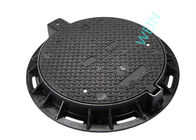 EN124 Standard Round Cast Iron Manhole Cover For Municipal L Construction supplier