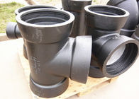 Cement Mortar Lining Ductile Iron Pipe Fittings T Type Or K Type Socket Tee supplier