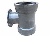 Round Ductile Iron Fittings Double Socket Tee With Flange Branch ISO2531 supplier