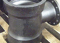 Round Ductile Iron Fittings Double Socket Tee With Flange Branch ISO2531 supplier