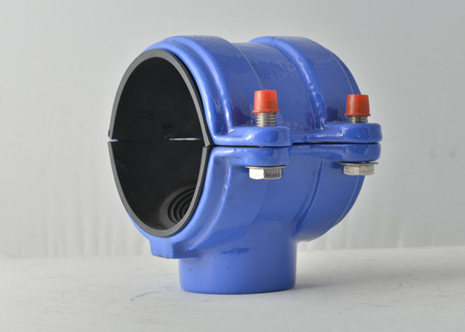 Dn125 To Dn315 Ductile Iron Joints Saddle Clamp Cast Iron Pipe Fittings supplier