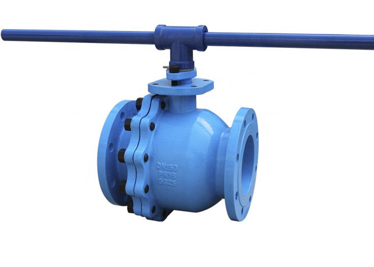 Ball Valves Ductile Iron Valves With Flange End 2 End Cap Stem Packing supplier