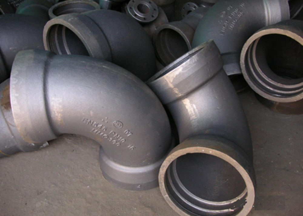 DN40 To DN2600 Double Socket 45 Angle Elbow Ductile Iron Fittings With T Type And K Type supplier