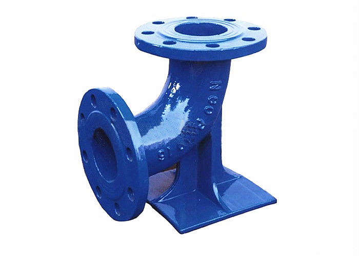 Water Supply Ductile Iron Elbow Double Flange 90 Degree Duck Foot Bend supplier