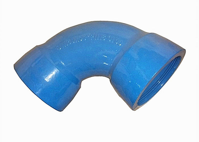 Ductile Iron Double Socket Bend Fittings 22.5 Degree Bend Coated Bitume supplier
