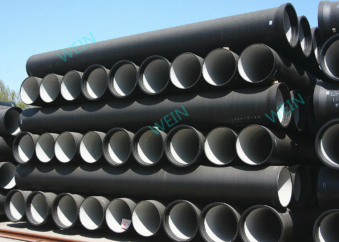 BSEN598 Standard Ductile Iron Pipe High Alumina Cement Mortar Lining Anti Rust supplier