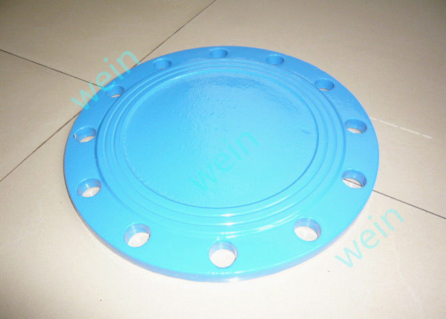 Potable Water Ductile Iron Pipe Flanges &amp; Fittings PN16 Blank Tapped Flange supplier