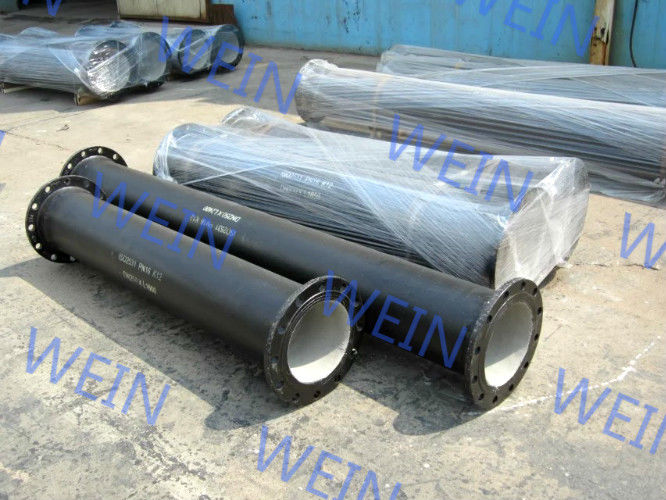 K9 Class Weld Flanged Ductile Iron Pipe Structure Round For Water Supply supplier