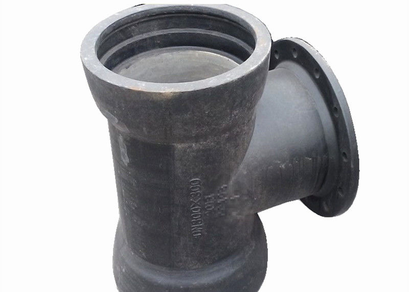 Socket Tee Ductile Iron Fittings With Flange Branch Under Class PN10 PN16 PN25 supplier